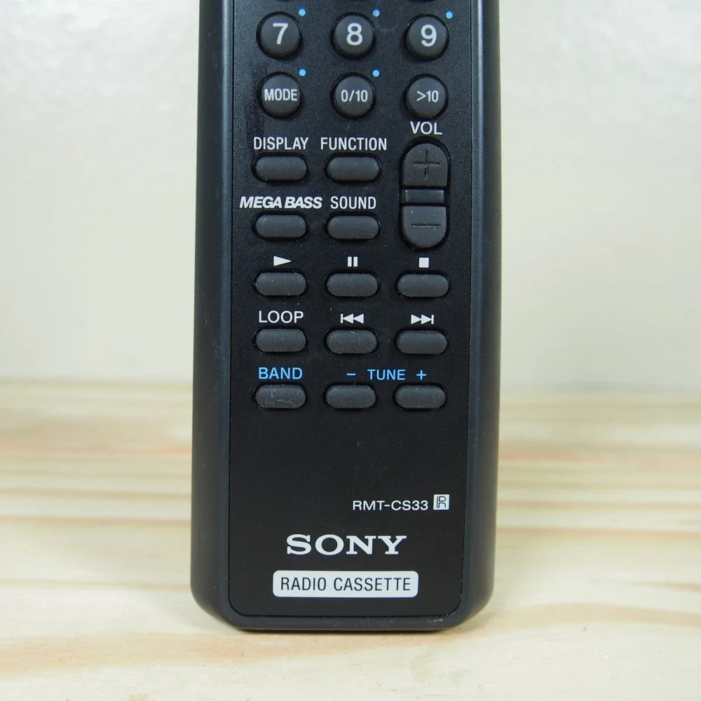 Sony Remote RMT-CS33 for Radio Cassette‎ CFD-533 CFD-S33 CFD-S34 CFD-S37 CFD-W57